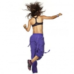 Zumba feelin' It Cargos Amethyst Purple