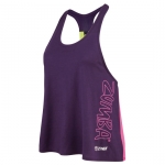 Zumba Chill the Funk Loose Top Purple