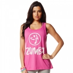 Zumba love me or loose me Top Pink