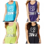 Zumba love me or loose me Tops Black - Blue - Green - Purple