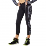 Zumba New on The Scene Capri Leggings Gray