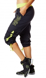 Zumba Soft and Stretch Cargos Black