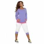 Zumba Solar Burst Top Orquid