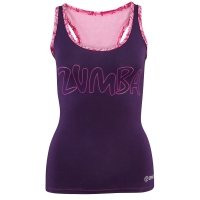 Zumba Can't Touch This Racerback Tank Purple