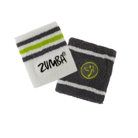 Zumba Sweat my Wristbands Blk /green